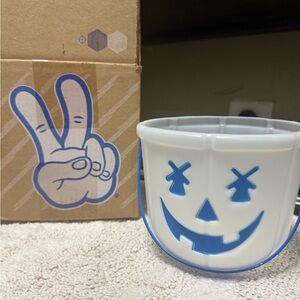 Dutch Bros Glow-in-the-Dark Halloween Pumpkin Bucket 2025